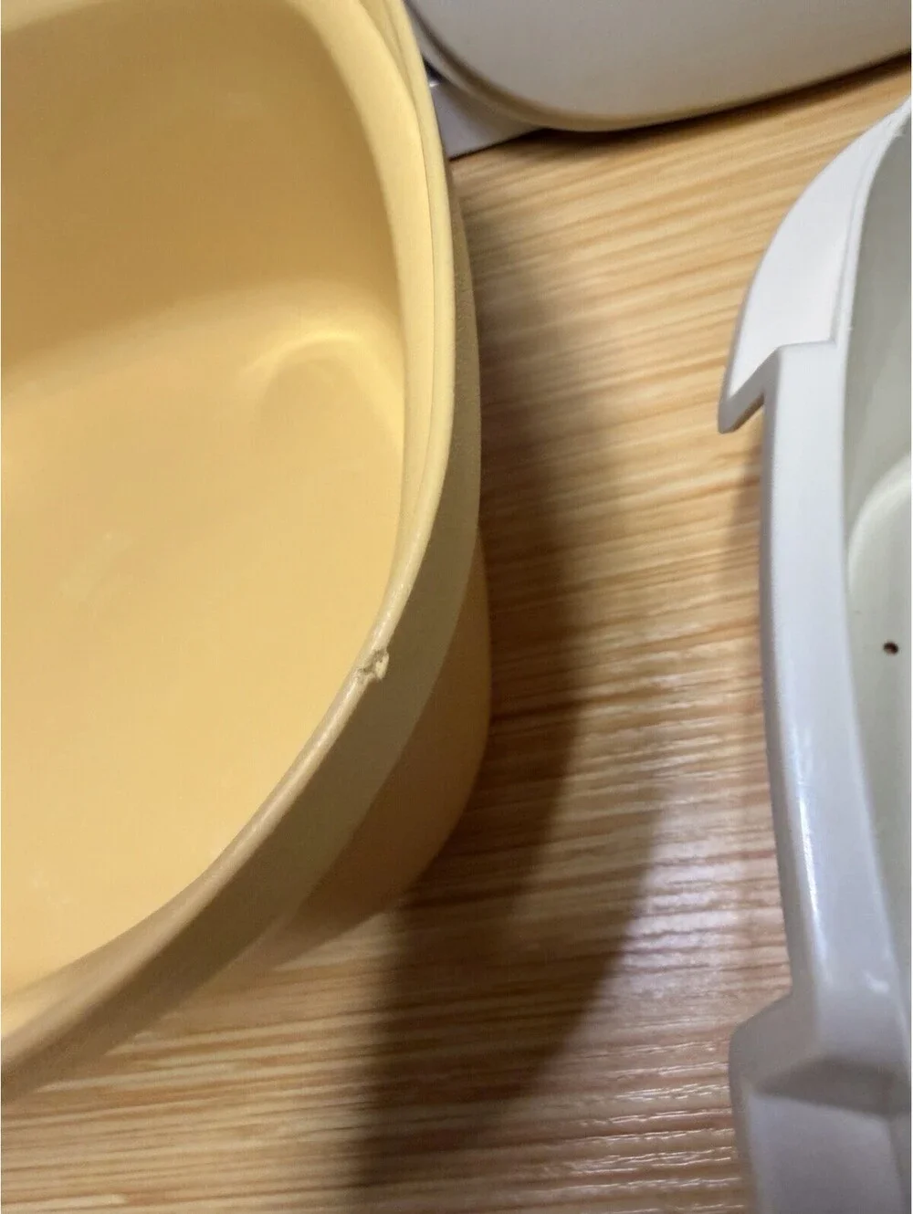 Tupperware Microwave Steamer Square Serving Bowl Vintage 3-pc 887-9 Harvest Gold